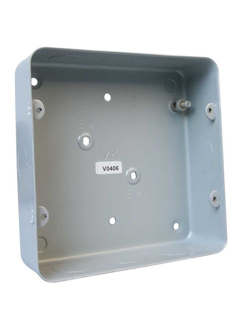 RACO MK Grid Plus 6 or 8 Gang Flush Back Box With Knockouts - Image 1