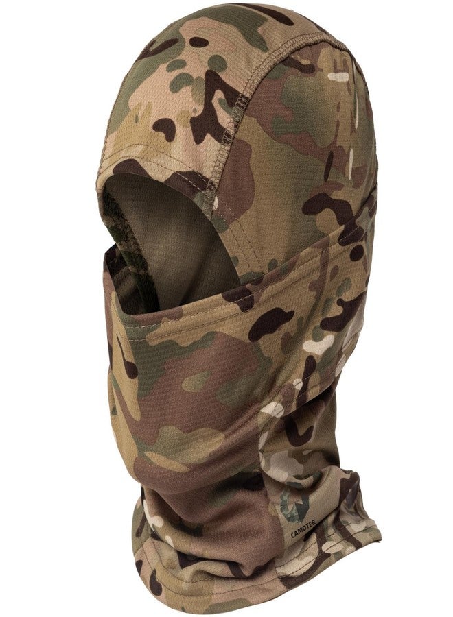 CAMOTER Camo Balaclava Ski Face Mask UV Protector for Man and Women Hunting Fishing Motorcycle Windproof&Military Tactical (Polyester, Green) - Image 1