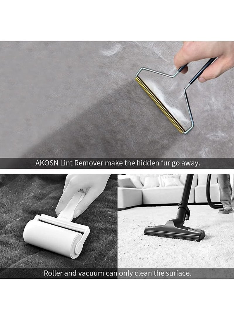 SYOSI Pet Hair Remover and Fur for Furniture Portable Lint Clothes Manual Fuzz Fabric Shaver  - Image 4