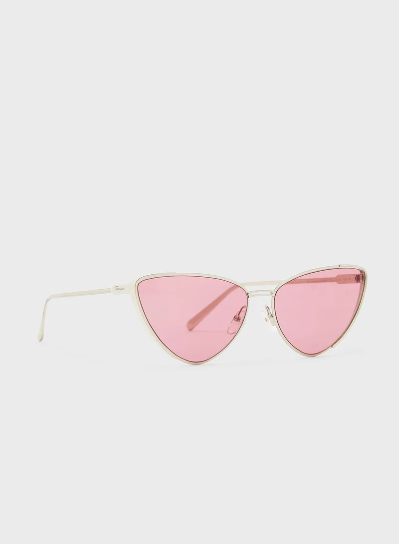 Salvatore Ferragamo Sf206S Cat Eye Sunglasses