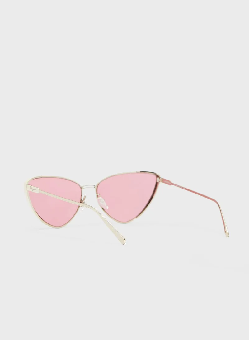 Salvatore Ferragamo Sf206S Cat Eye Sunglasses
