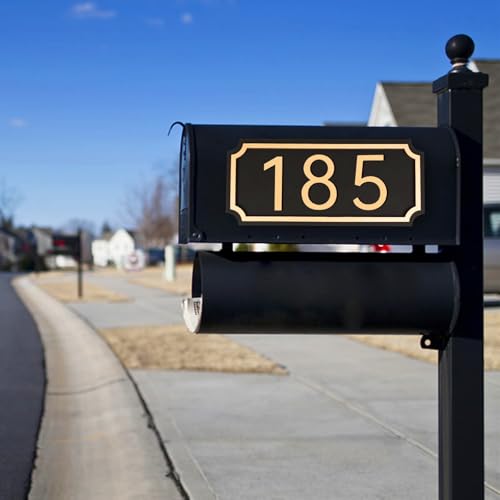 KAZONS House Numbers for Outside, Address Plaques, Mailbox Numbers, 2 Sets of Numbers from 0-9, Personalized Address Signs for House, Mailbox, Apartment, Office, Hotel, Classroom, Non-metal House Numbers - Image 3
