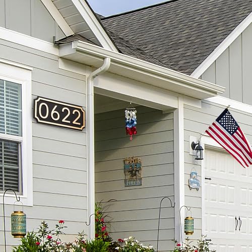 KAZONS House Numbers for Outside, Address Plaques, Mailbox Numbers, 2 Sets of Numbers from 0-9, Personalized Address Signs for House, Mailbox, Apartment, Office, Hotel, Classroom, Non-metal House Numbers - Image 2