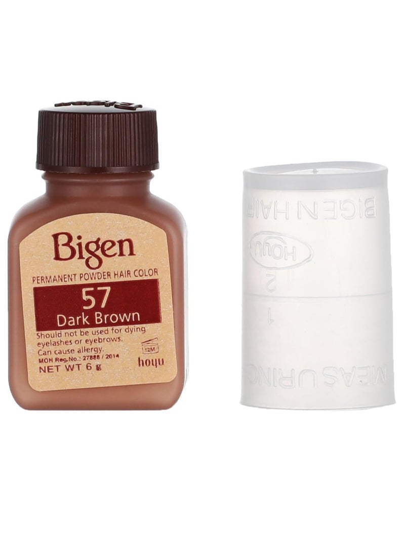 بايجن صبغة شعر دائمة قوية - بني داكن، رمز المنتج: 57 - Image 2