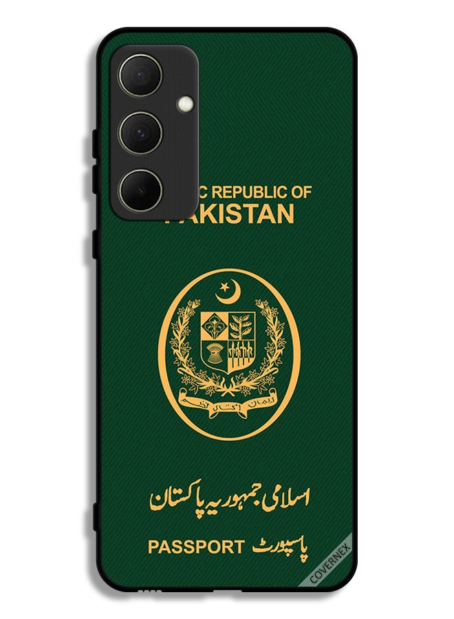 Covernex غطاء حماية لجهاز سامسونج جالاكسي A35 5G بنمط جواز سفر باكستان - Image 1