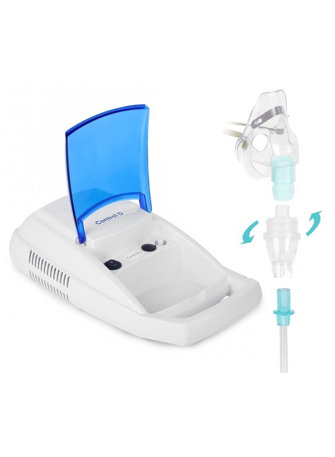 Control D Control D Best Compressor Complete Kit Nebulizer with Child and Adult Masks , White - Image 1