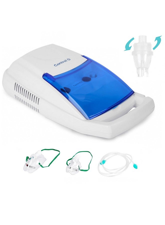 Control D Control D Best Compressor Complete Kit Nebulizer with Child and Adult Masks , White - Image 2