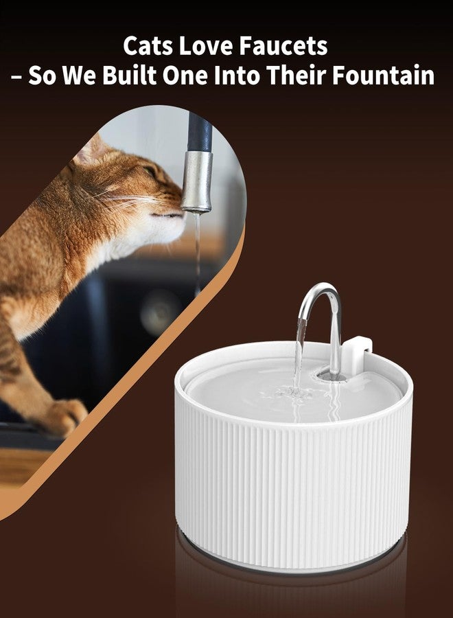 Wonder Creature Ceramic Cat Water Fountain Filters for 2.2L/74oz Ceramic Cat Fountain, 6 Carbon Filters and 6 Sponges - Image 4