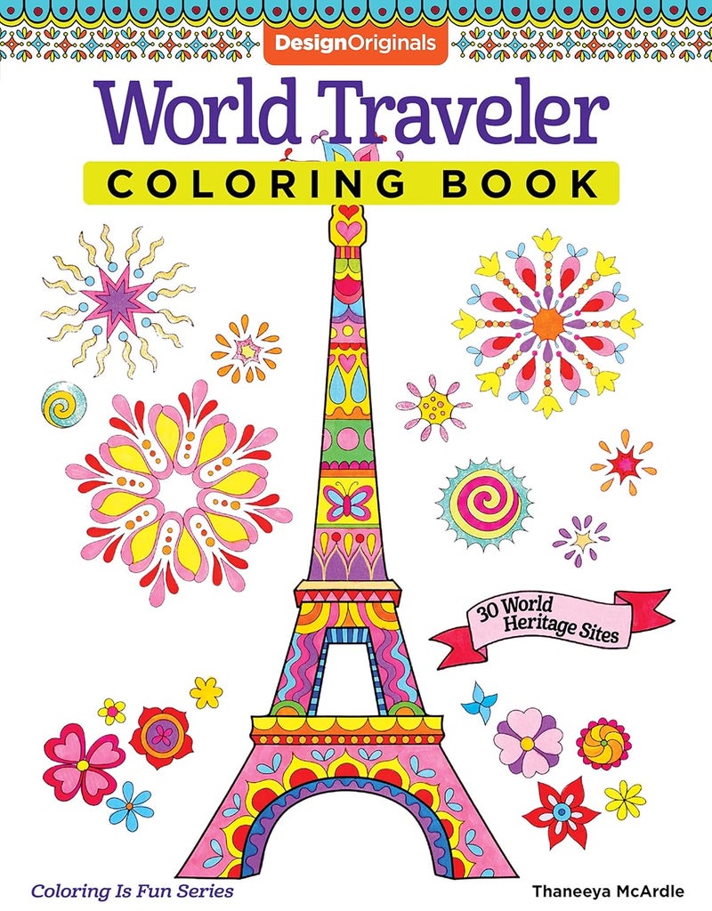 Travel Landmarks Coloring Book | Authored by Thaneeya McArdle | Paperback | Published by Fox Chapel Publishing Company, Incorporated