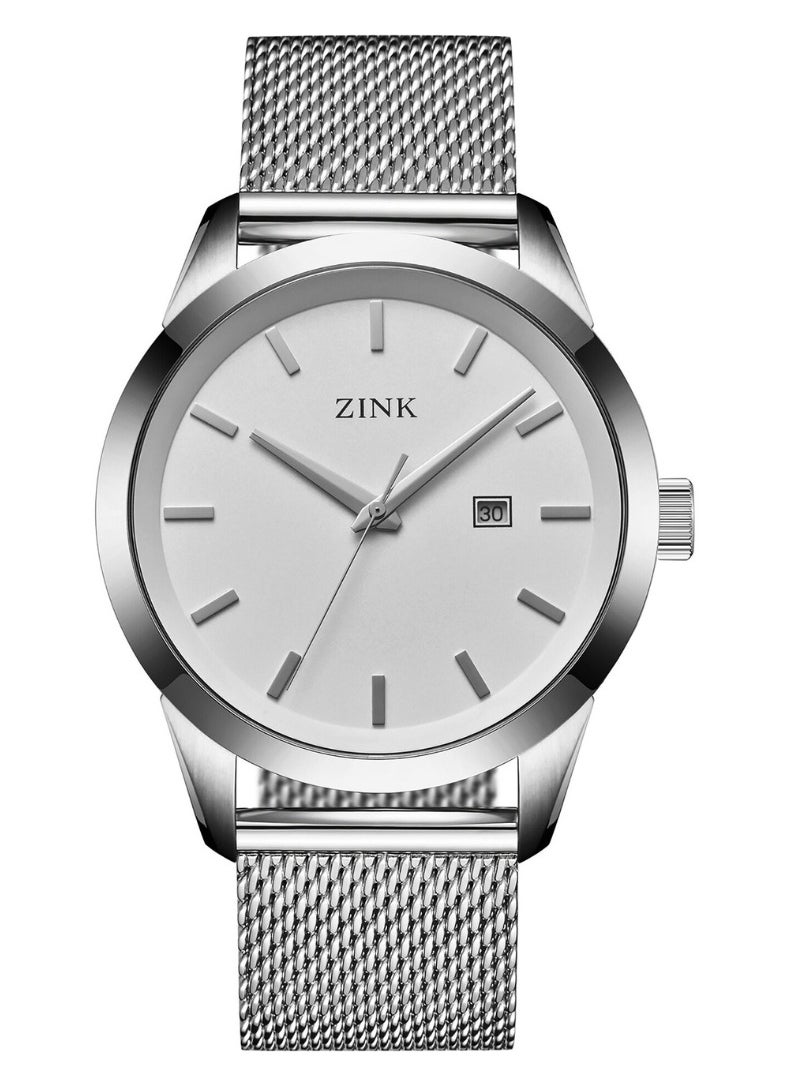 Zink ZINK ZK133G1MS-16 ELEGANT STAINLESS STEEL - MODERN MEN'S WATCH with Silver Dial and Bold Design  - Image 1