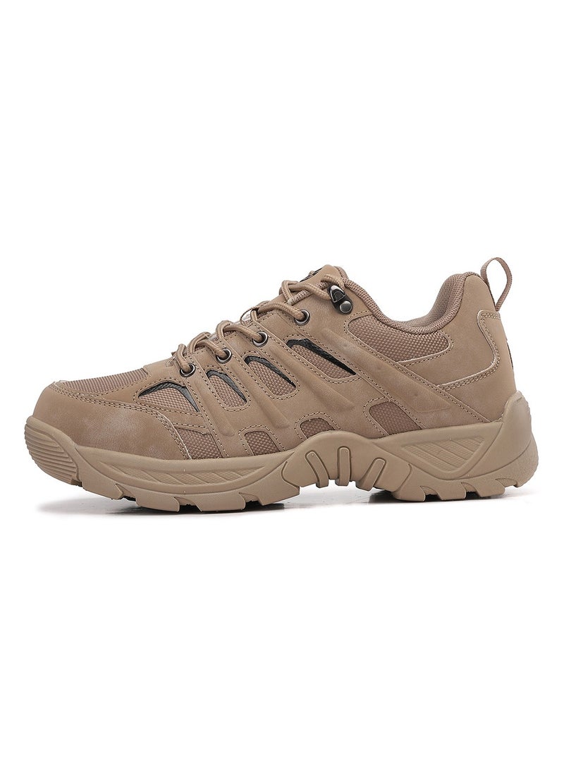 Sky View - Sky View Men's Waterproof Hiking Shoes Lightweight Comfortable Anti Slip Leather Walking Shoes for Outdoor Trekking Trailing Camping - Image 1