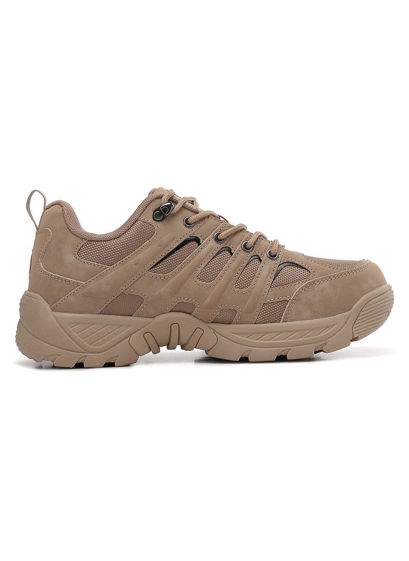 Sky View - Sky View Men's Waterproof Hiking Shoes Lightweight Comfortable Anti Slip Leather Walking Shoes for Outdoor Trekking Trailing Camping - Image 1