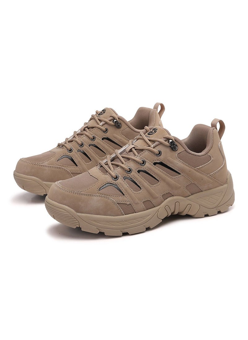 Sky View - Sky View Men's Waterproof Hiking Shoes Lightweight Comfortable Anti Slip Leather Walking Shoes for Outdoor Trekking Trailing Camping - Image 1