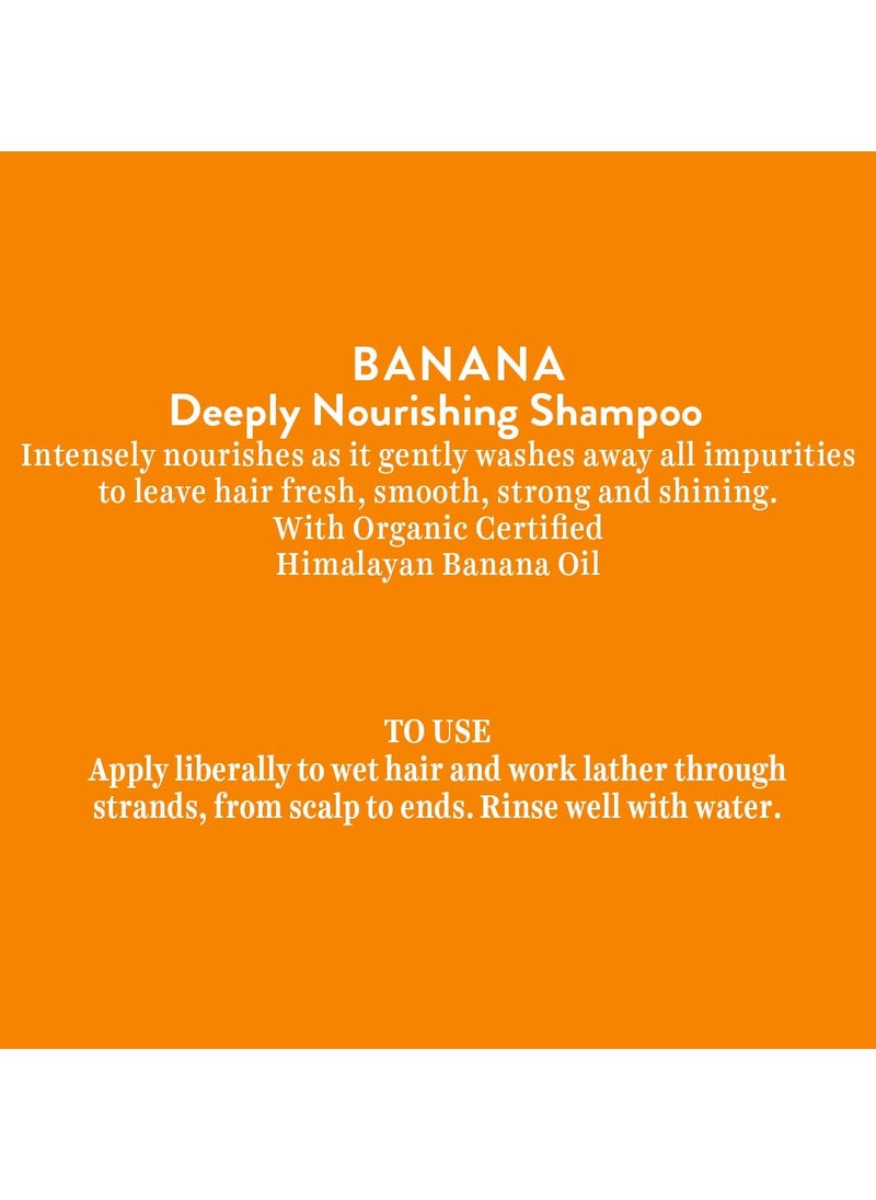 Biotique Banana Deeply Nourishing Hair Shampoo for Normal to Dry Hair 300ml  - Image 4