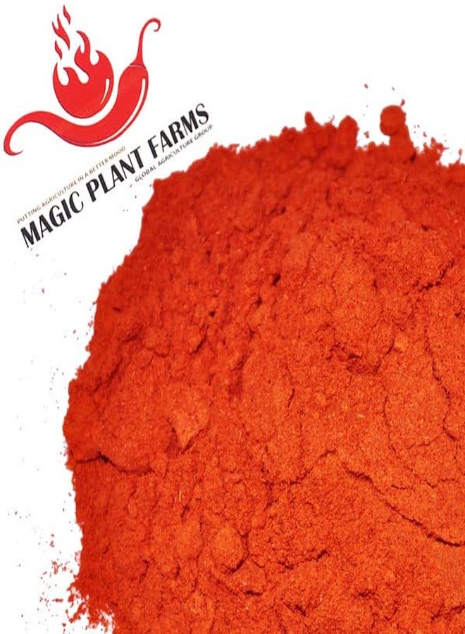 Magic Plant مجموعة مسحوق فلفل ريبر قوس قزح الذري من ماجيك بلانت - مسحوق فلفل كارولينا ريبر المطحون ناعماً (2 أونصة لكل عبوة): أحمر - فاكهي 3X ألم، أصفر - فاكهي حمضي 2X ألم، شوكولاتة - فاكهي مدخن عميق 1X ألم (3 عبوات) - Image 2