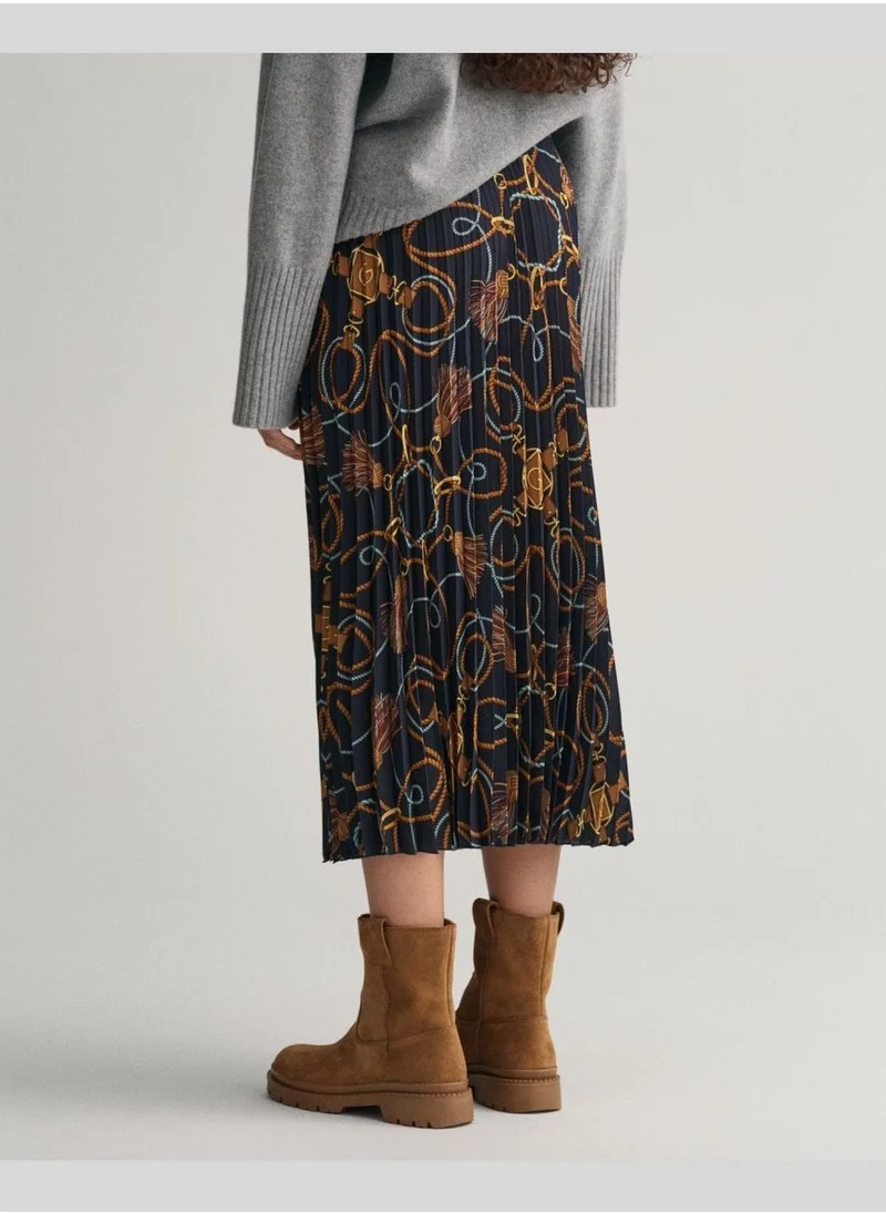 GANT Rope Print Skirt