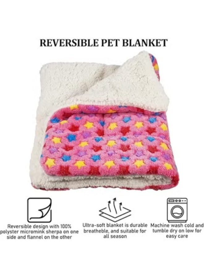NNC PETS Dog bed mat, Ultra-soft pet sleeping blanket for small and medium pets, Reversible fleece blanket, Machine washable dog mat with cute print design, Warm pet blanket (58 cm) - Image 4