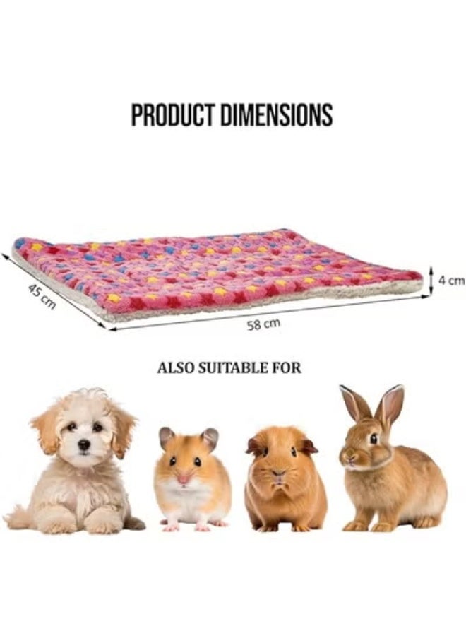 NNC PETS Dog bed mat, Ultra-soft pet sleeping blanket for small and medium pets, Reversible fleece blanket, Machine washable dog mat with cute print design, Warm pet blanket (58 cm) - Image 2