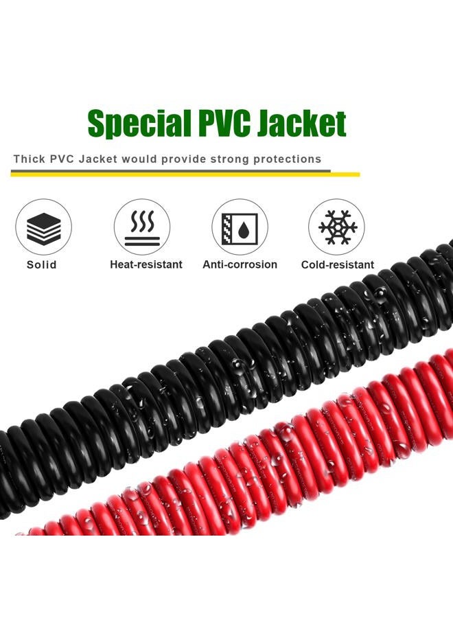 Kimbluth 4 Gauge Battery Cable Copper Wire, 3FT Red+3FT Black 4 AWG Welding Cable Standard USA OFC Wire for Automotive, Battery, Solar, Marine and Generator - Image 3