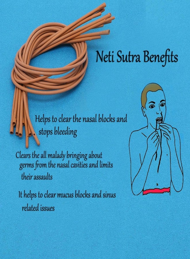 DGARYS Rubber Neti Sutra/Rubber Tube For Nasal Cleansing Pack of (15) - Image 3