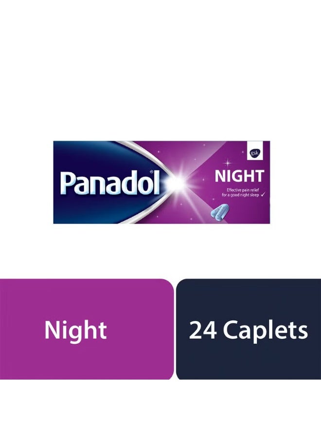 Panadol Night Caplets – Effective Pain Relief & Better Sleep | 24 Caplets - Image 5