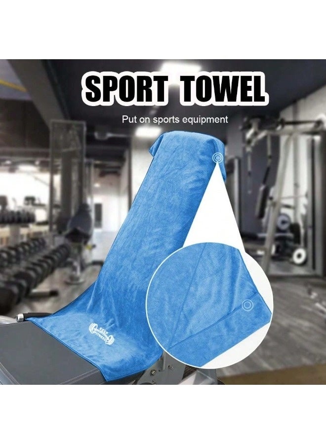 شيبشيب منشفة رياضية من الألياف الدقيقة بحجم أكبر، ناعمة للغاية للتمارين الرياضية واللياقة البدنية والرياضة والتدريبات، مناشف سريعة الجفاف بحجم 40 سم × 95 سم - Image 2