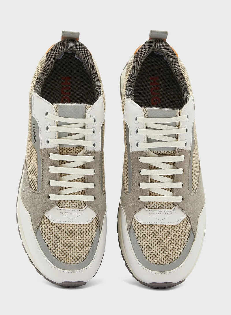 HUGO Lace Up Low Top Sneakers