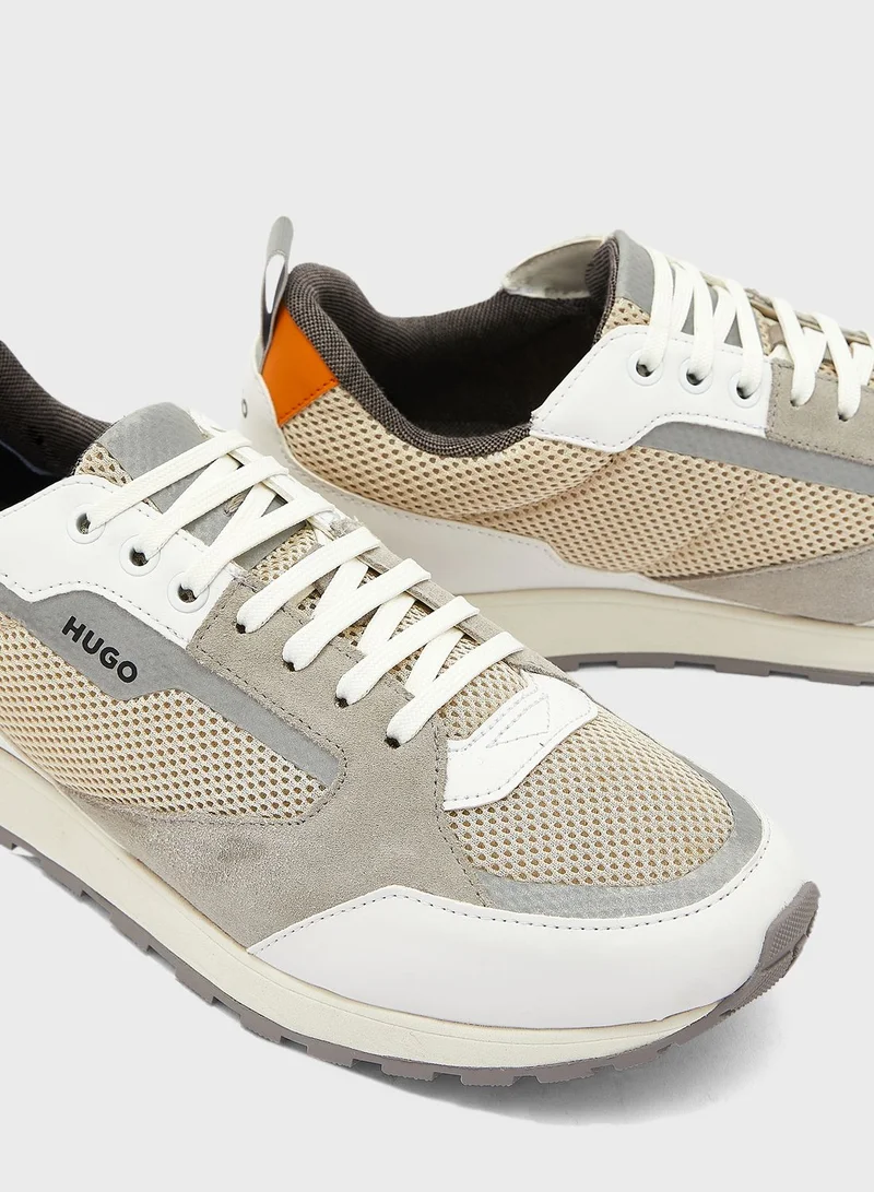 HUGO Lace Up Low Top Sneakers