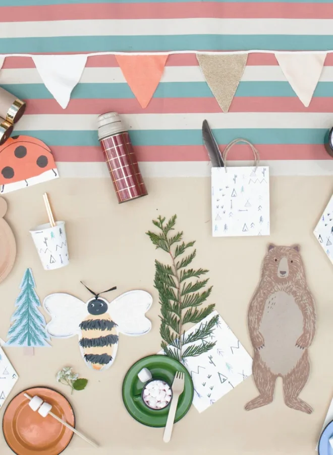 Meri Meri Brown Bear Plates