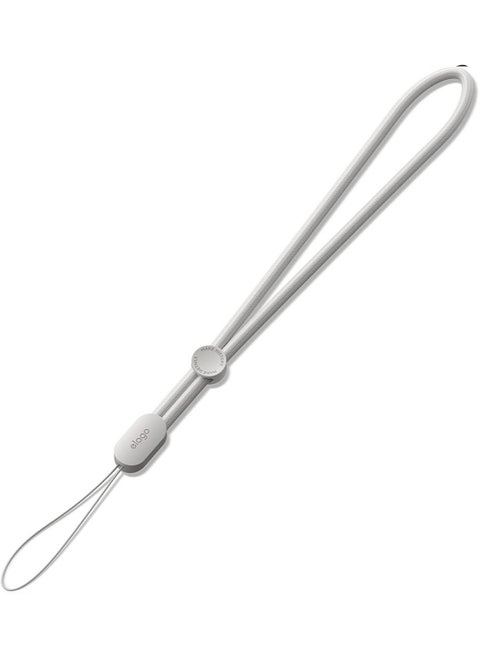 Universal Nylon Strap with Adjustable Button Compatible with AirPods Pro 2 (2nd Generation) - Ivory