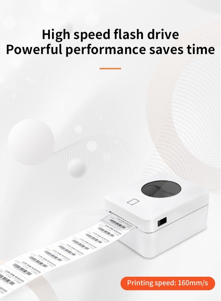 Joshberg Thermal Shipping Label Printer Label Print, Bluetooth Label Printer, Express Shipping Warehouse Barcode Label Printer - Image 4