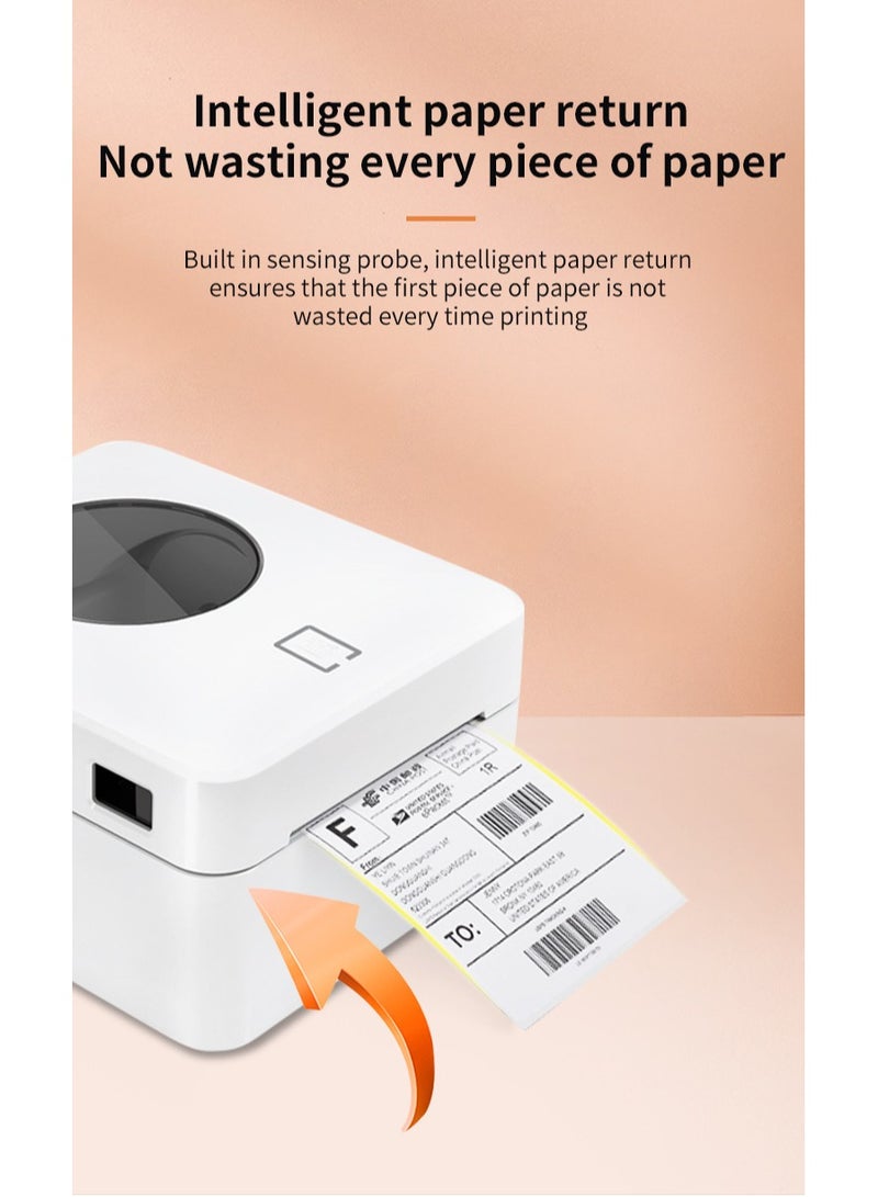 Joshberg Thermal Shipping Label Printer Label Print, Bluetooth Label Printer, Express Shipping Warehouse Barcode Label Printer - Image 2