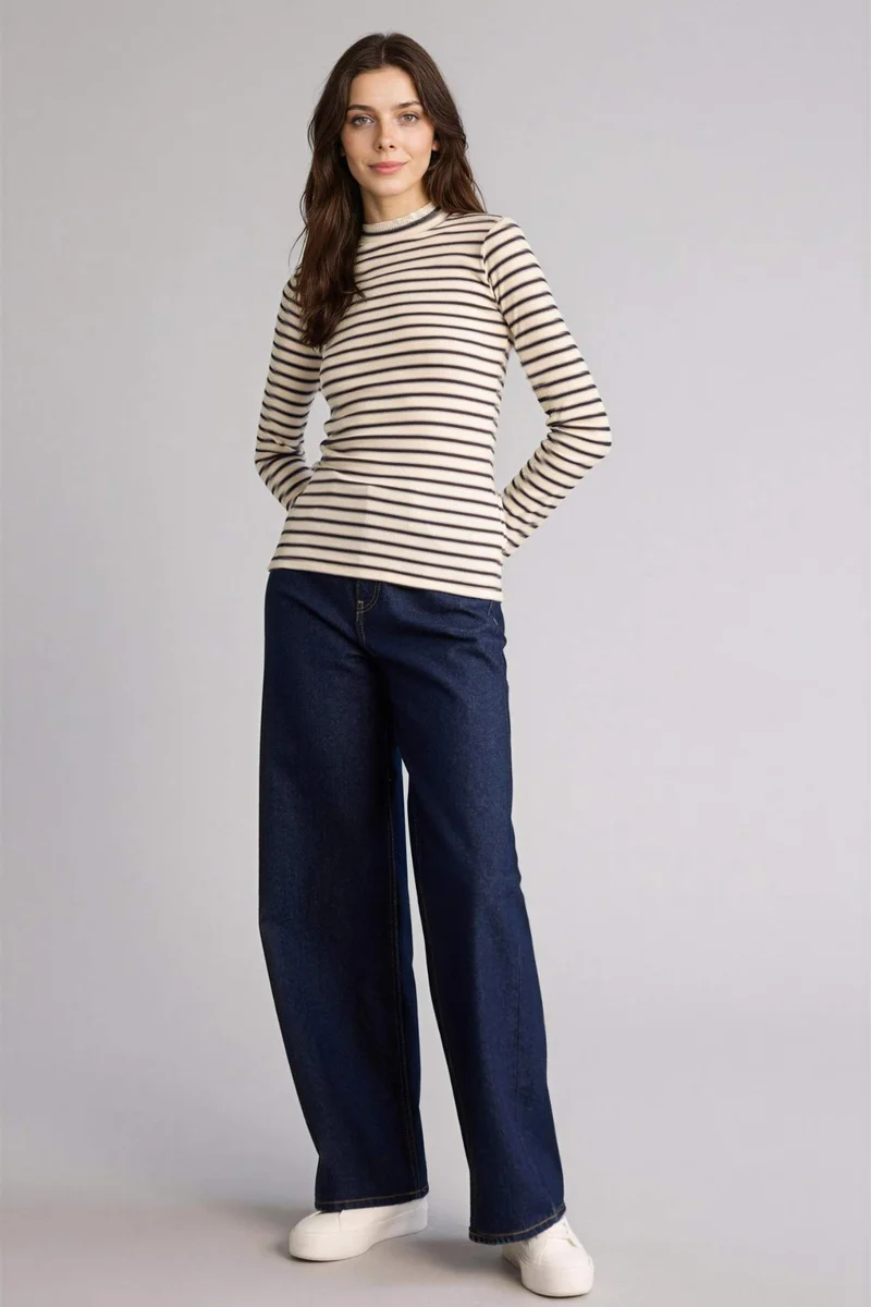 ديفاكتو Slim Fit Camisole Long Sleeve Tunic