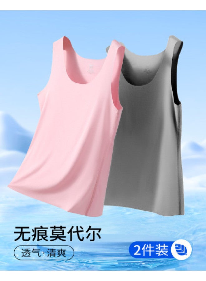 MIIOW Two-Pack Soft, Breathable, Nude-Feel Women'S Camisole For Layering Or Outer Wear - Image 1