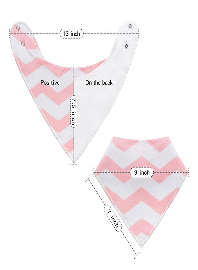 Little tots باندانا ليتل توتس لرضع، بيبي، أولاد، بنات، باندانا قطنية غير محددة الجنس 10 قطع ناعمة وامتصاصية (مدينة الربيع) - Image 2