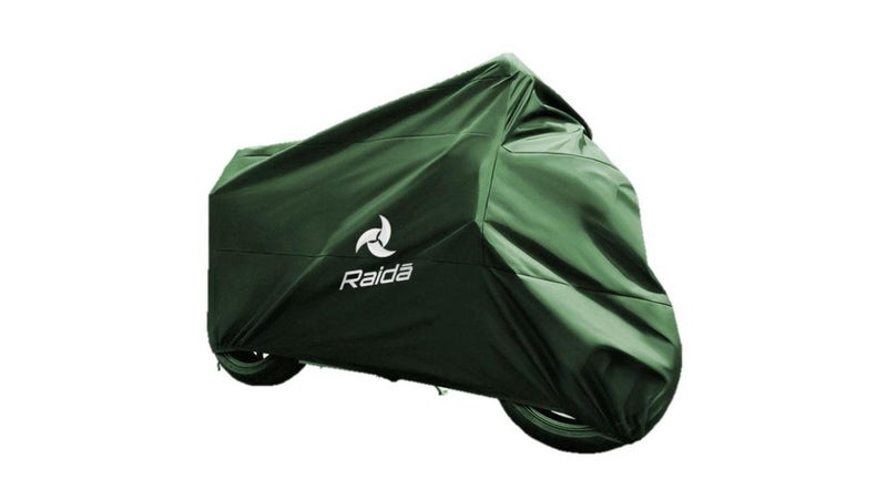 Raida RainPro Bike Cover for TVS Scooty PEP Plus (Military Green) Waterproof | Dustproof | with Mirror Pockets - Image 4