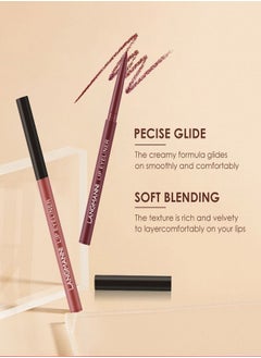 LANGMANNI Lip Liner and Lipstick Makeup Kit 01, Natural Formula, High Pigment and Easier To Create Perfect Lip Makeup, The Innovative Formula Gives Lips a Light Gloss Without Drying Out or Cracking  - Image 3