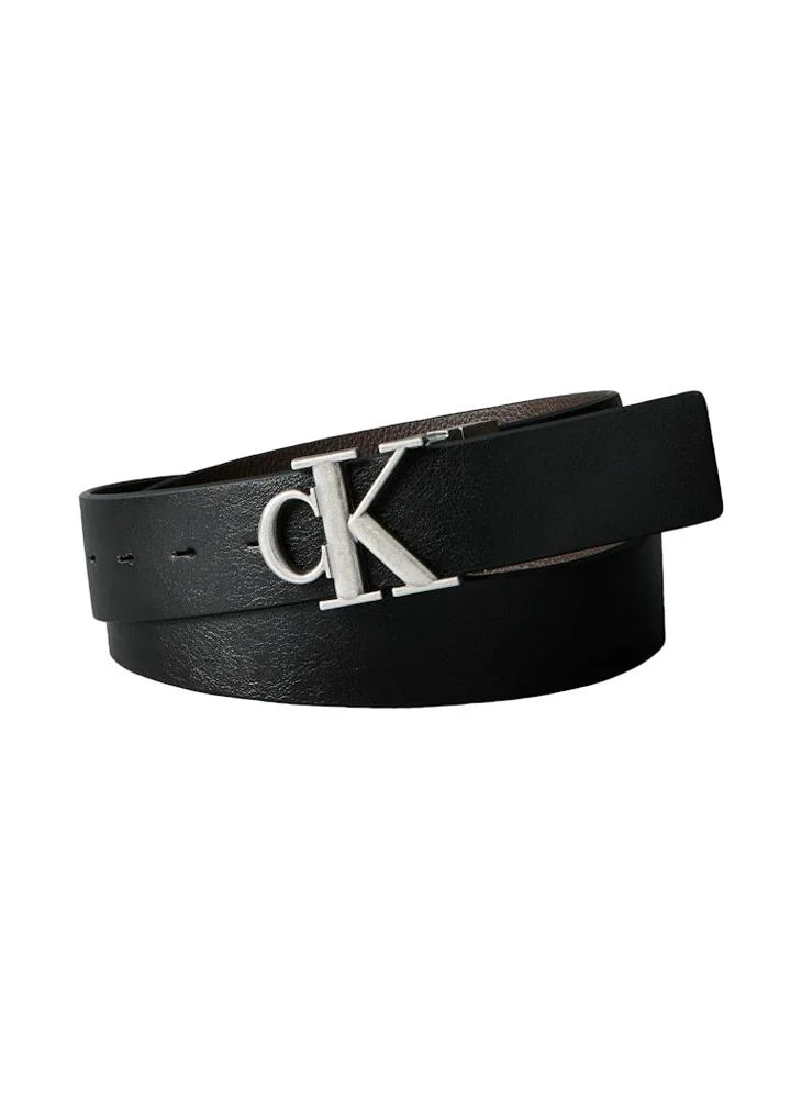 CALVIN KLEIN Logo Hole Allocated Belt