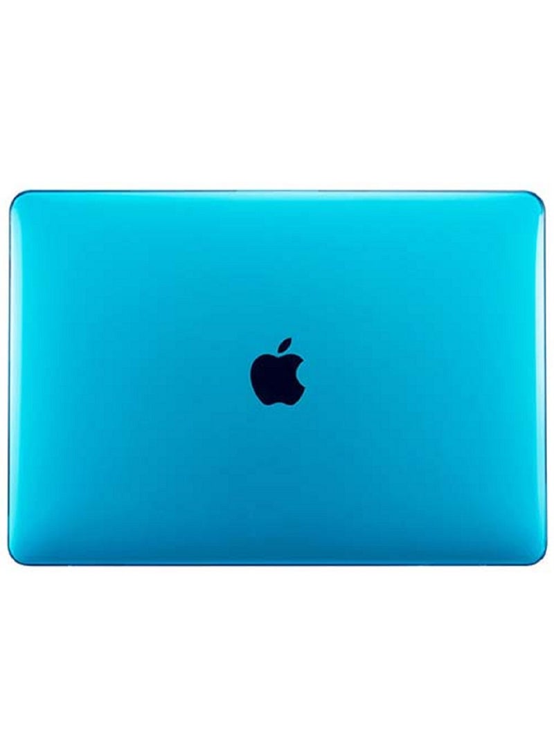 Protective Hard Shell Case Cover Compatible with New MacBook Air 13-Inch with Retina Display & Touch ID Model:- A2337 M1/A2179/A1932, Release 2018/2019/2020" Aqua Blue - Image 5