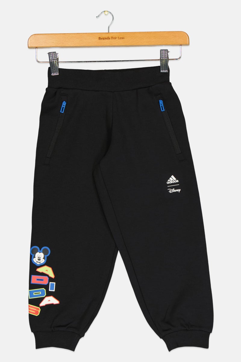 Adidas Adidas x Disney Toddlers Boy Mickey Mouse Print Outdoor Pants, Black  - Image 1
