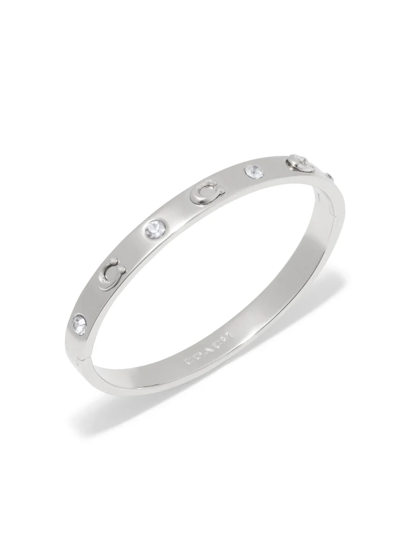 COACH C Hinged Bangle Bracelet