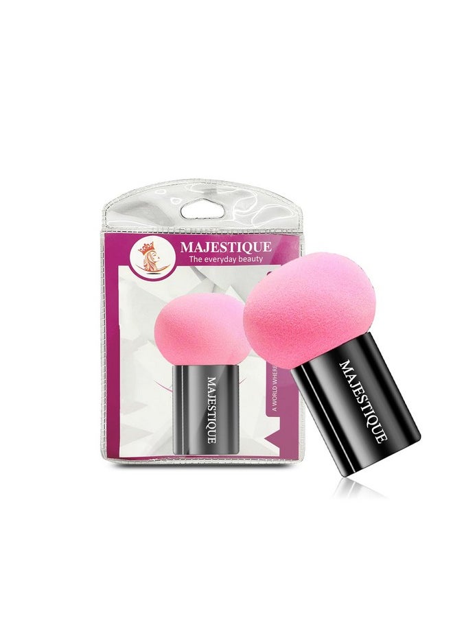 MAJESTIQUE - MAJESTIQUE Foundation Sponge Powder Puff Mushroom Head Dry Wet Dual-Use Cosmetic Sponge Face Puffs Bb Cream Air Cushion Makeup Tools - Color May Vary - Image 1