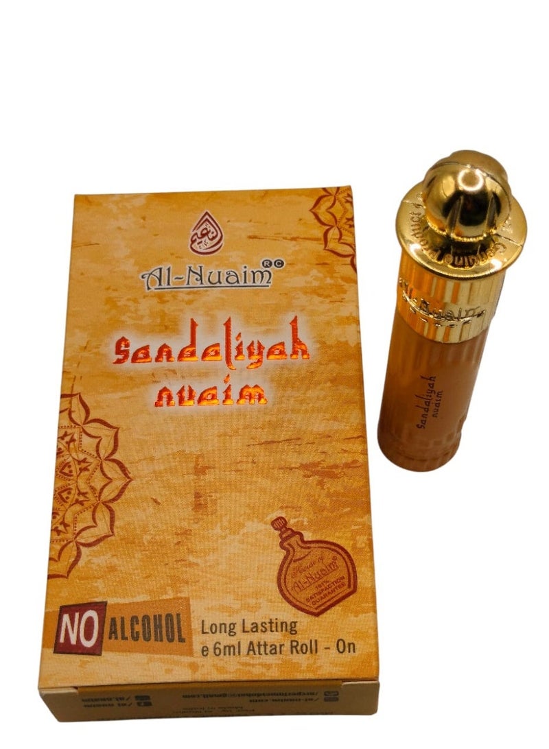Al Nuaim Sandaliyah  Attar Roll On for Men & Women - - Image 2