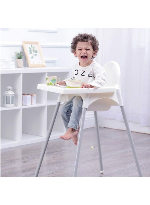 Gonice Kids Highchair Feeding Chair Eating Table Baby Dining Chair Child Dinner Table Multifunctional Foldable Portable Baby Dining Booster Seat Children's Removable Tray Babies