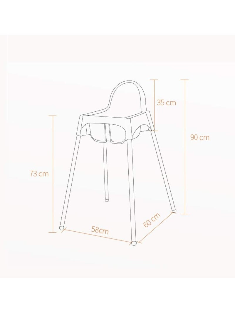 Gonice Kids Highchair Feeding Chair Eating Table Baby Dining Chair Child Dinner Table Multifunctional Foldable Portable Baby Dining Booster Seat Children's Removable Tray Babies