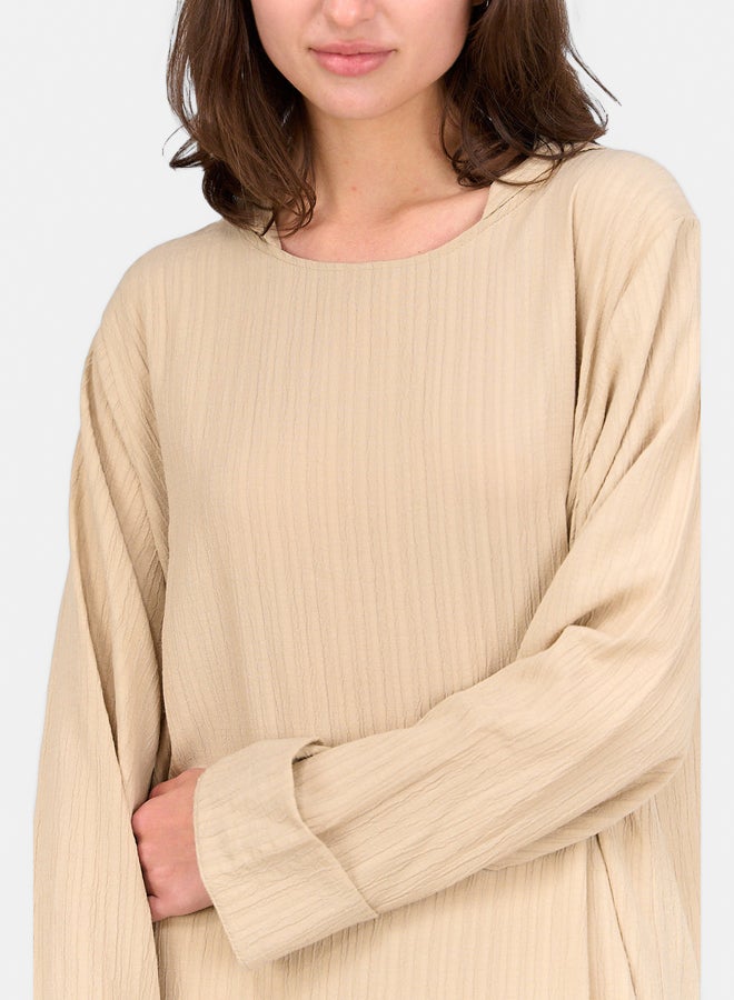 Clue Self Pattern Hooded Dress  - Image 4