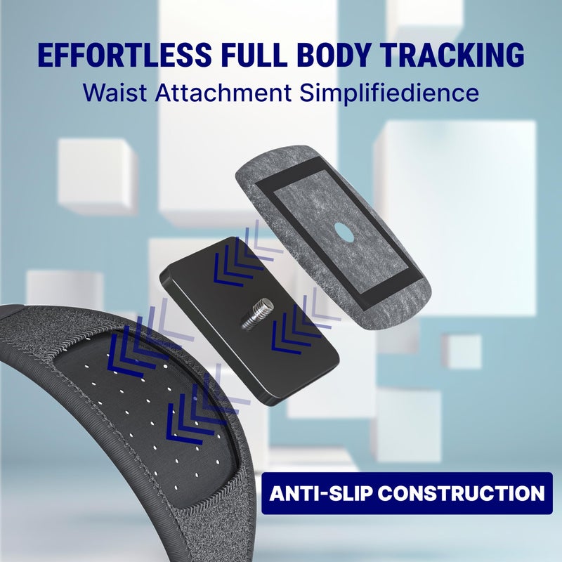 Skywin VR Tracker Belt and Strap Bundle for HTC Vive System Pucks - Adjustable Hand Straps Waist Full-Body Tracking in Virtual Reality (1 Belt 2 Straps) (Trackers Not Included) - Image 5