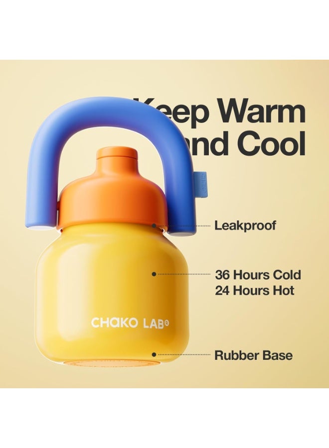 Chako Lab Stainless Steel Vacuum Insulated Tumbler- Yellow Blue