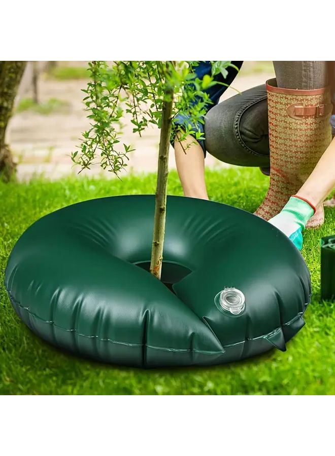 2pcs Green 56 78L Tree Watering Ring Bags Automatic Drip Irrigation System Durable PVC - Image 1