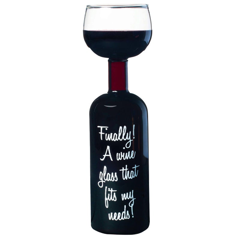 BigMouth Inc Ultimate Wine Bottle Glass Holds Full Bottle of 750 Milliliters